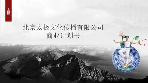 太极文化项目商业计划书.ppt