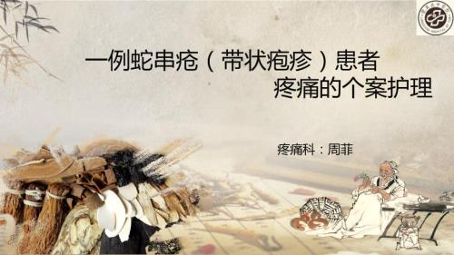 一例蛇串疮患者个案护理.pptx