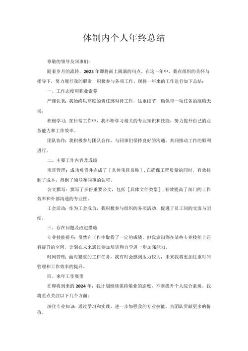 体制内个人年终总结.docx
