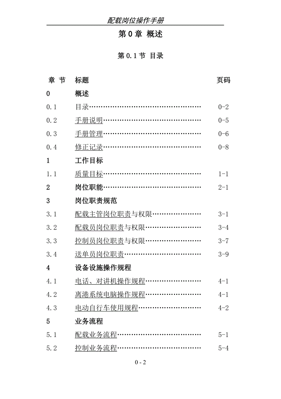 三亚凤凰国际机场配载岗位操作手册.doc_第2页