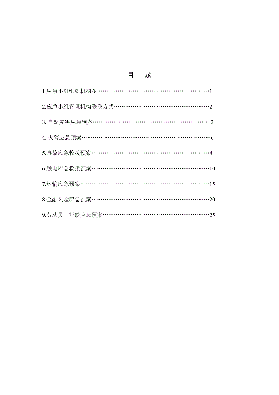 七大项目应急预案全面.doc_第2页