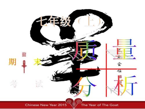 七年级上期期末考试质量分析.ppt