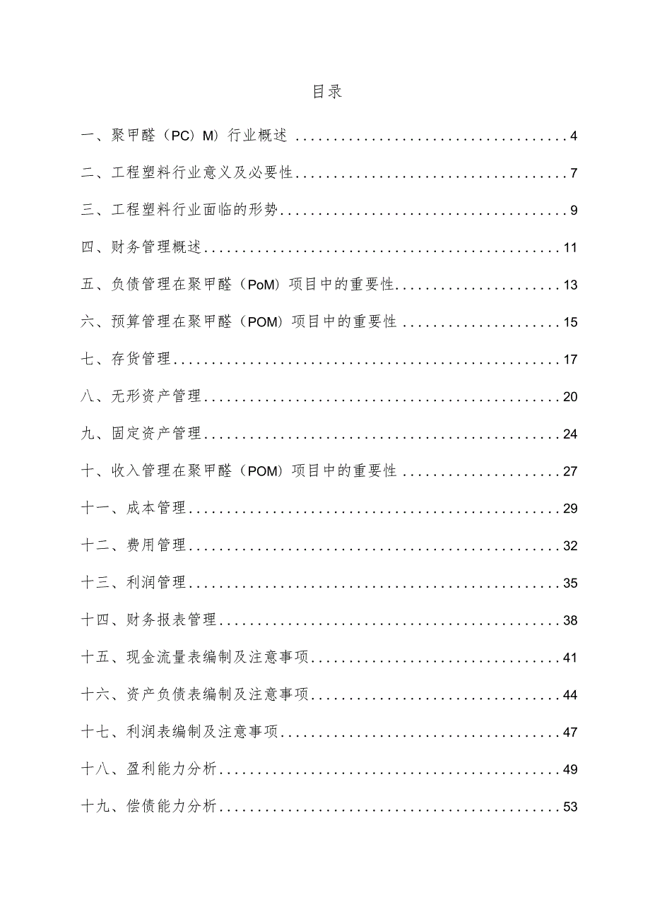 聚甲醛（POM）项目财务管理方案.docx_第3页