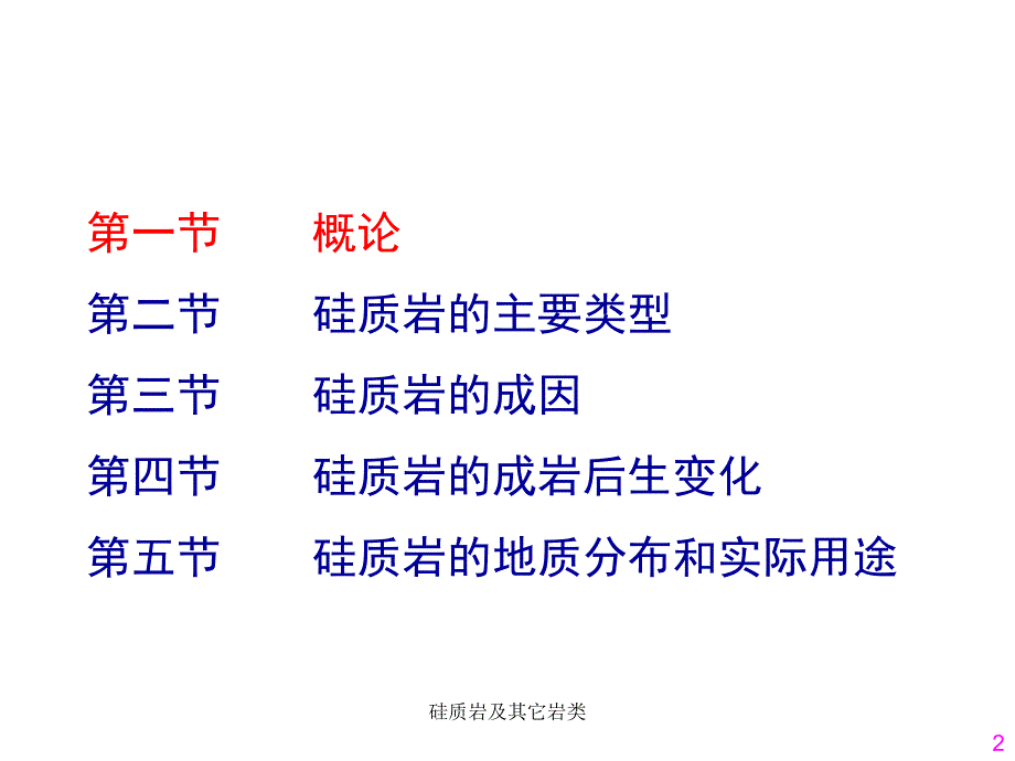 硅质岩及其它岩类课件.ppt_第2页