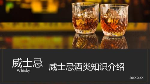 威士忌酒类基础知识介绍PPT.pptx
