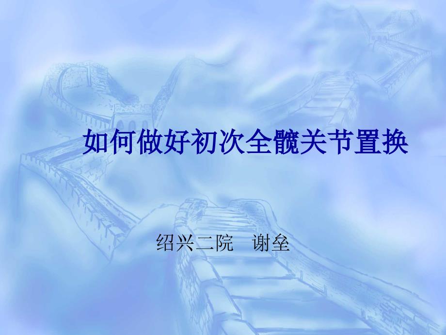 如何做好初次全髋关节置换.ppt_第1页