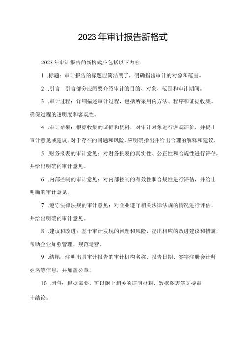 2023年审计报告新格式.docx