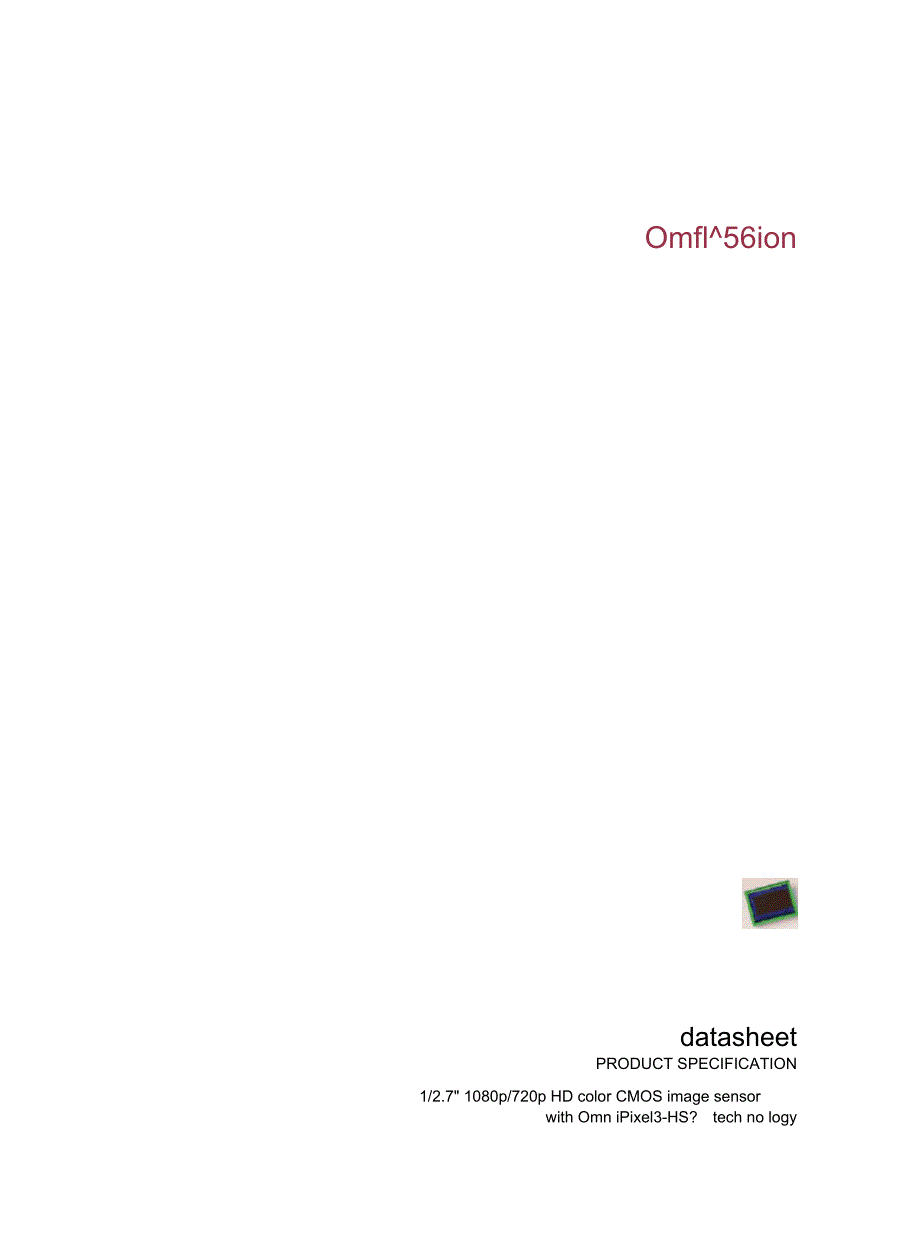 OV2710感光芯片SENSOR.doc_第1页