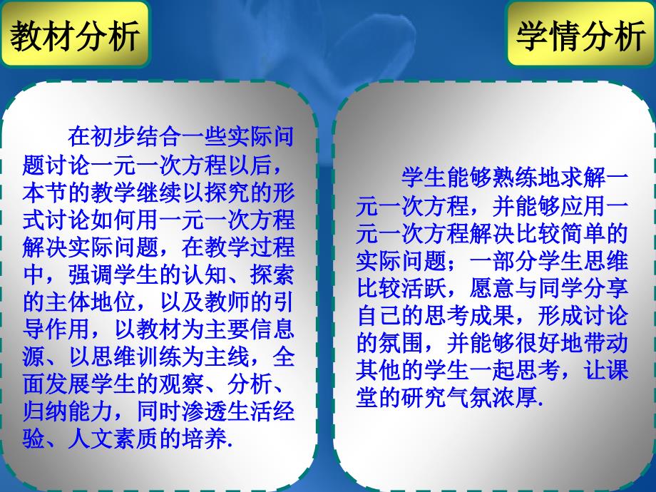 实际问题与一元一次方程电话计费问题说课.ppt_第3页