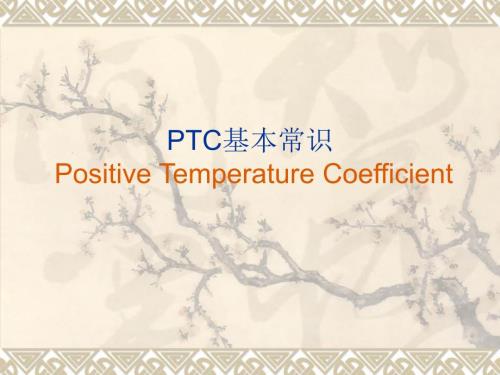 PTC基本常识PPT课件.ppt