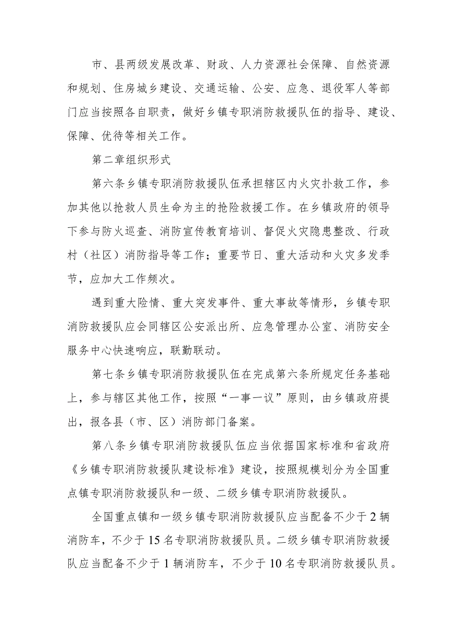 XX市乡镇专职消防救援队伍管理规定.docx_第2页