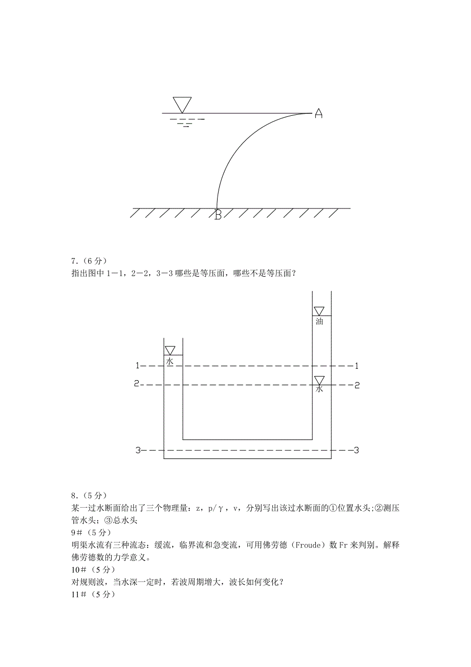 研究生入学考试天津大学819水力学考研20002005年真题和答案.doc_第2页
