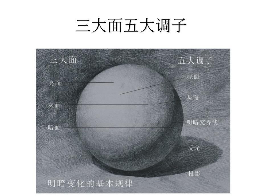 三大面五大调子PPT课件.ppt_第3页