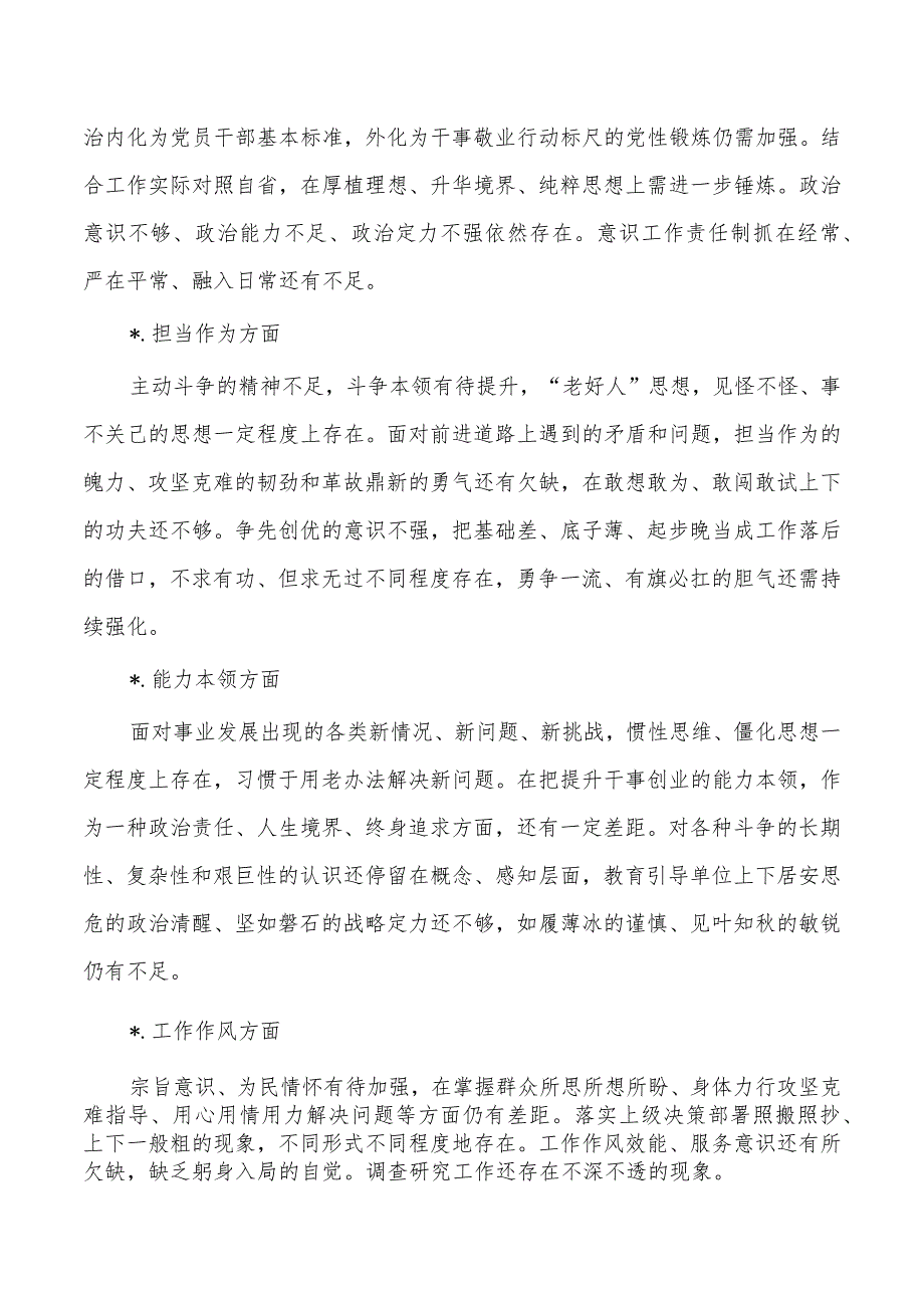 班子2023六方面剖析发言检查.docx_第2页