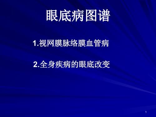 眼底病图谱ppt课件.ppt