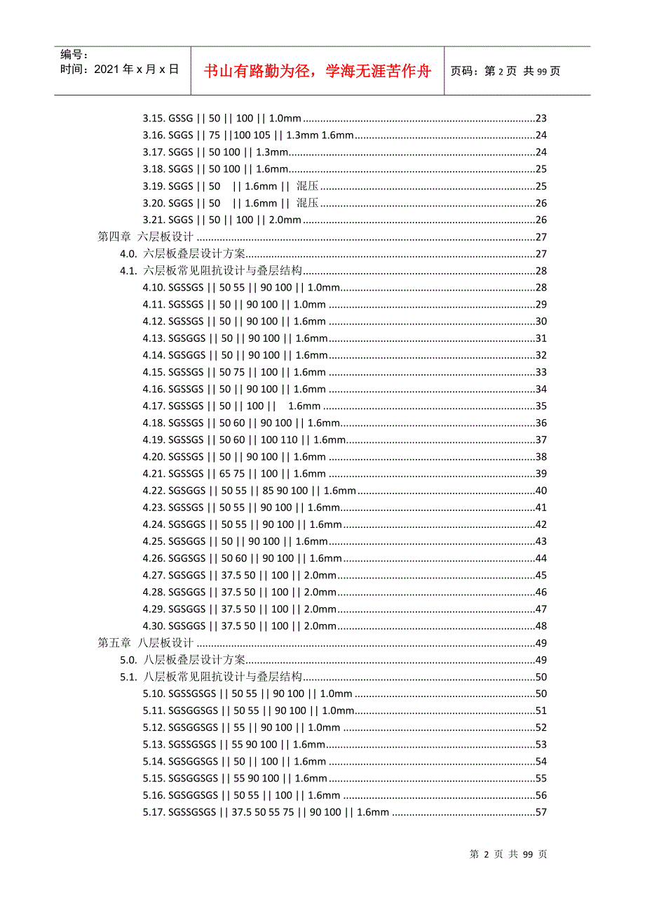 PCB线路板常用阻抗设计及叠层结构DOC93页.doc_第2页