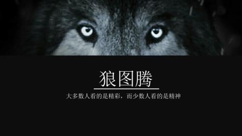 狼图腾赏析PPT课件.ppt