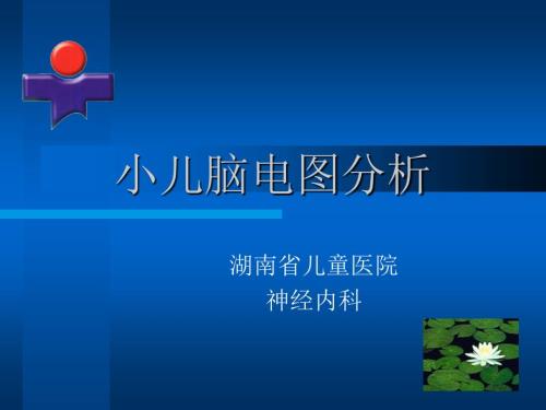 小儿脑电图分析PPT课件.ppt