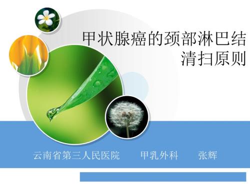 甲状腺癌的颈部淋巴结清扫原则.ppt