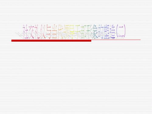 社交礼仪与领导干部形象塑造.ppt