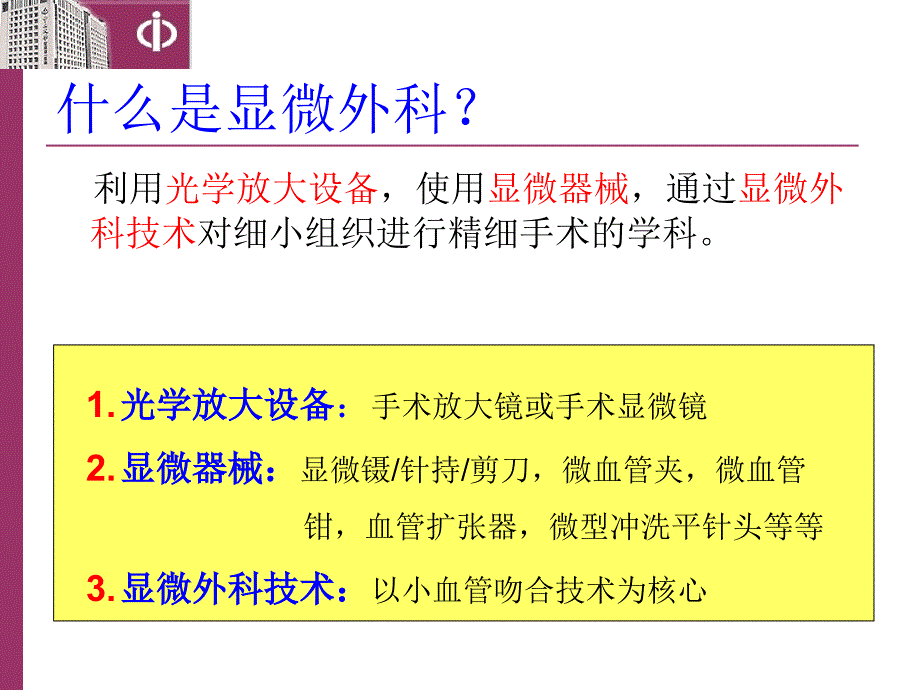外科学课件显微外科.ppt_第3页