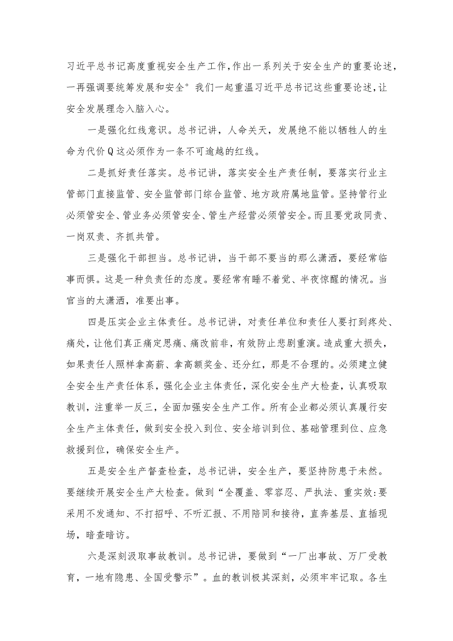 （11篇）在市委理论学习中心组上的安全生产研讨发言材料范文(1).docx_第2页