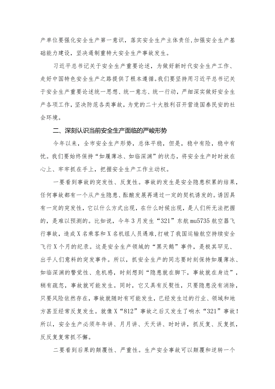 （11篇）在市委理论学习中心组上的安全生产研讨发言材料范文(1).docx_第3页