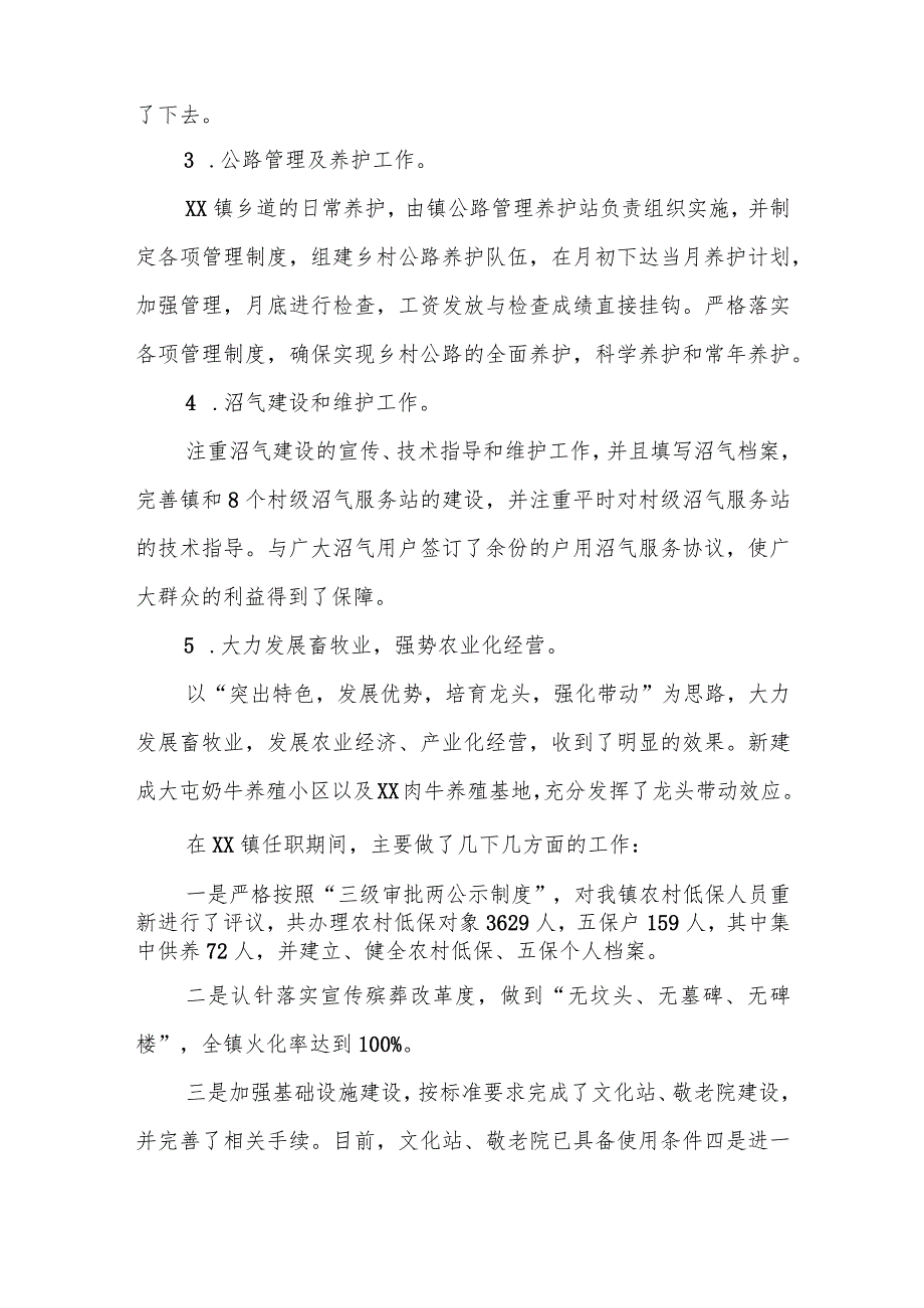 乡镇党委委员工作汇报.docx_第2页