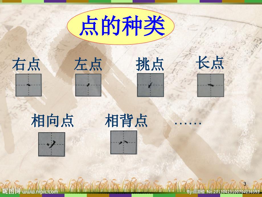 硬笔书法之点的写法PPT优秀课件.ppt_第3页