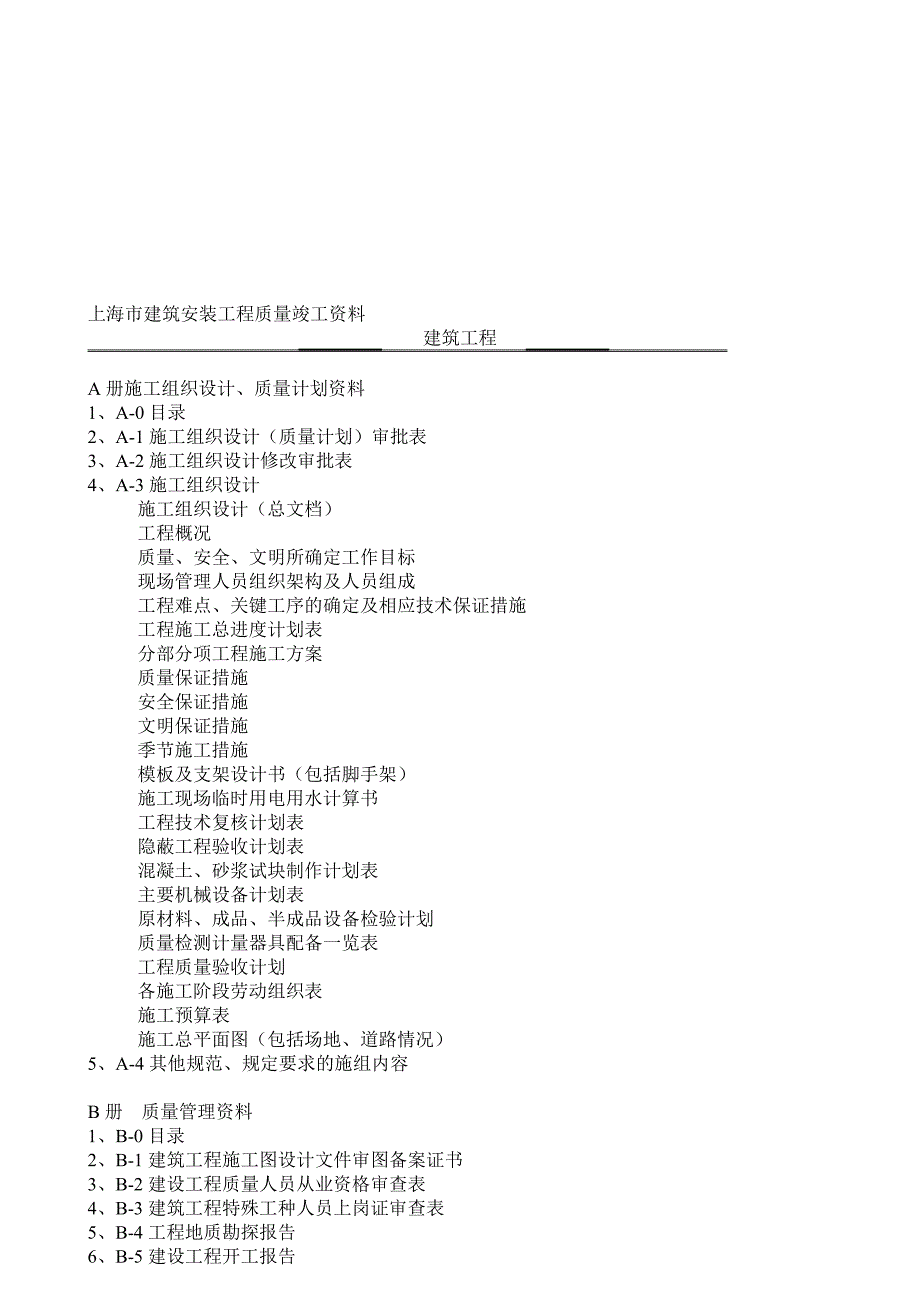 上海建筑工程资料全套范本空白表格.doc_第1页