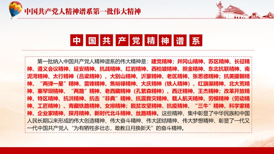 学习解读中国共产党人精神谱系第一批伟大精神介绍资料.pptx_第3页