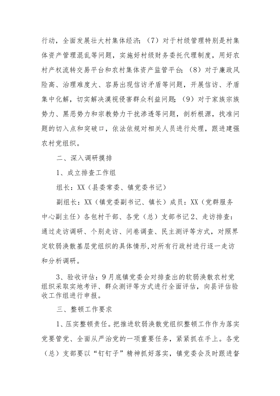 2023年软弱涣散农村党组织整顿工作方案.docx_第3页