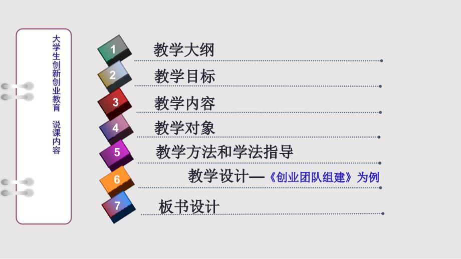 大学生创新创业教育创业团队组建说课孙福智PPT课件.pptx_第2页