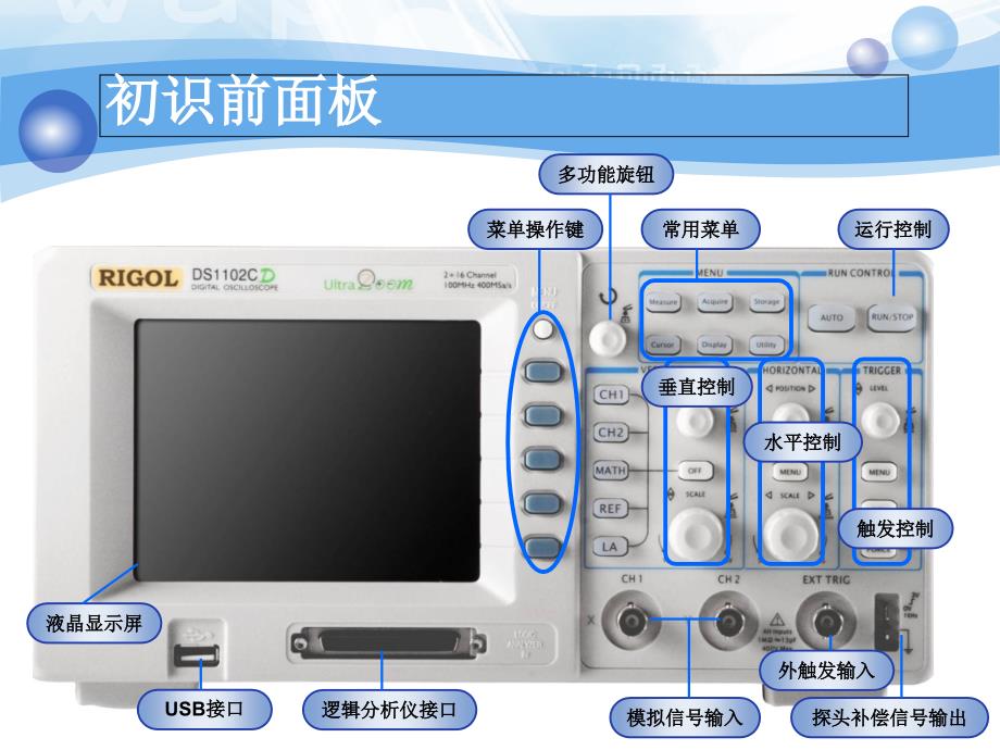 RIGOLDS1102CD数字示波器的使用方法.ppt_第2页