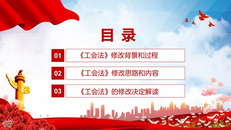 学习解读2021年新修订的中华人民共和国工会法实用资料PPT演示.pptx_第3页