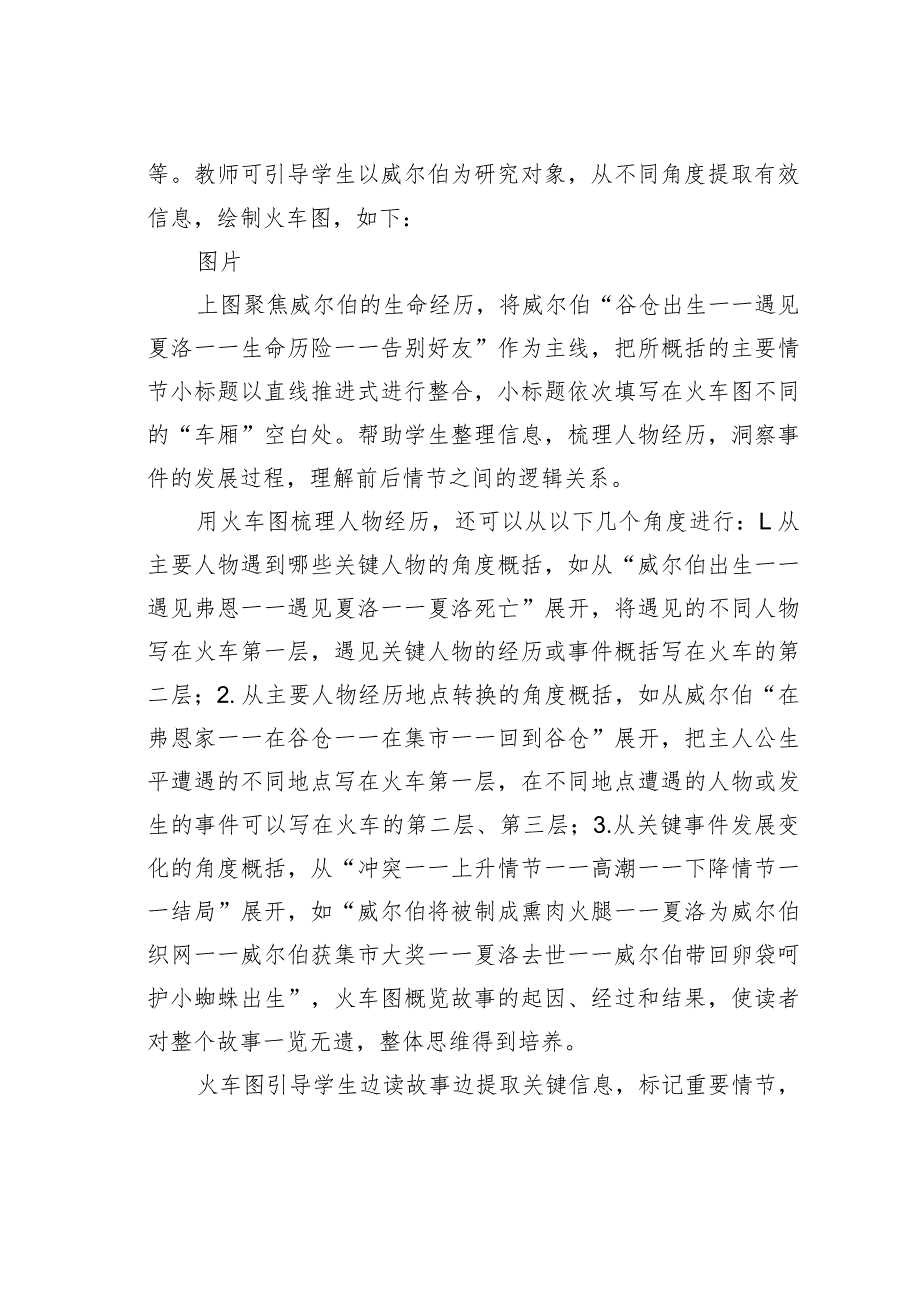 教师论文：巧用学习地图揭秘人物形象——以四年级《夏洛的网》整本书阅读教学为例(1).docx_第2页