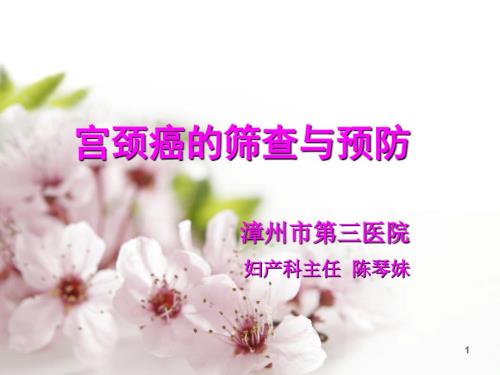 宫颈癌筛查及预防ppt课件.ppt