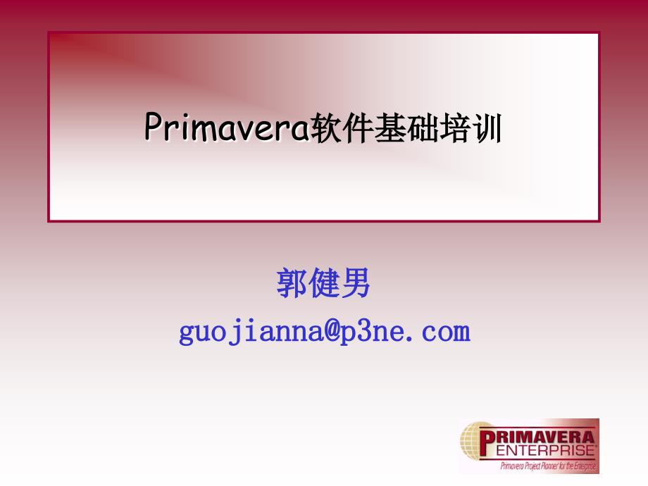 P6软件功能介绍内部版.ppt_第1页