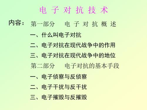 电子对抗技术讲义.ppt