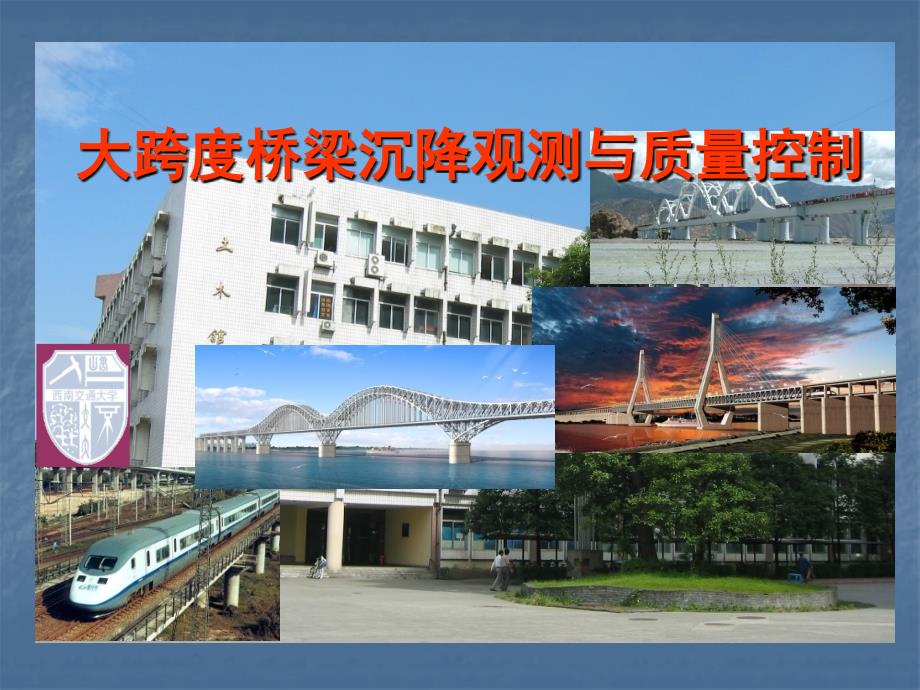 大跨桥梁沉降观测与线性控制.ppt_第1页