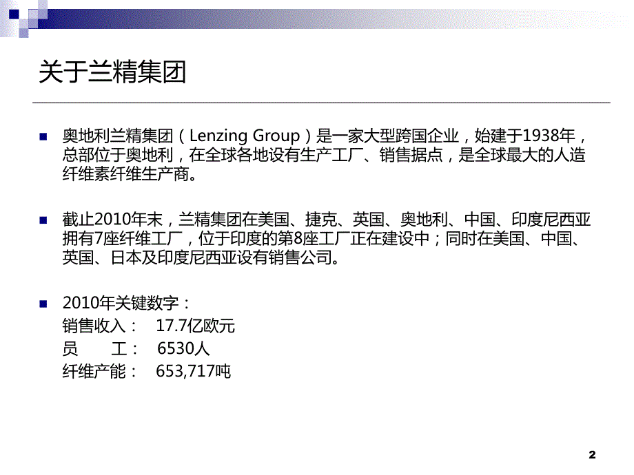 奥地利兰精集团LenzingGroup.ppt_第2页