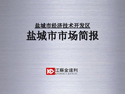 盐城市商业地产分析报告111页.ppt