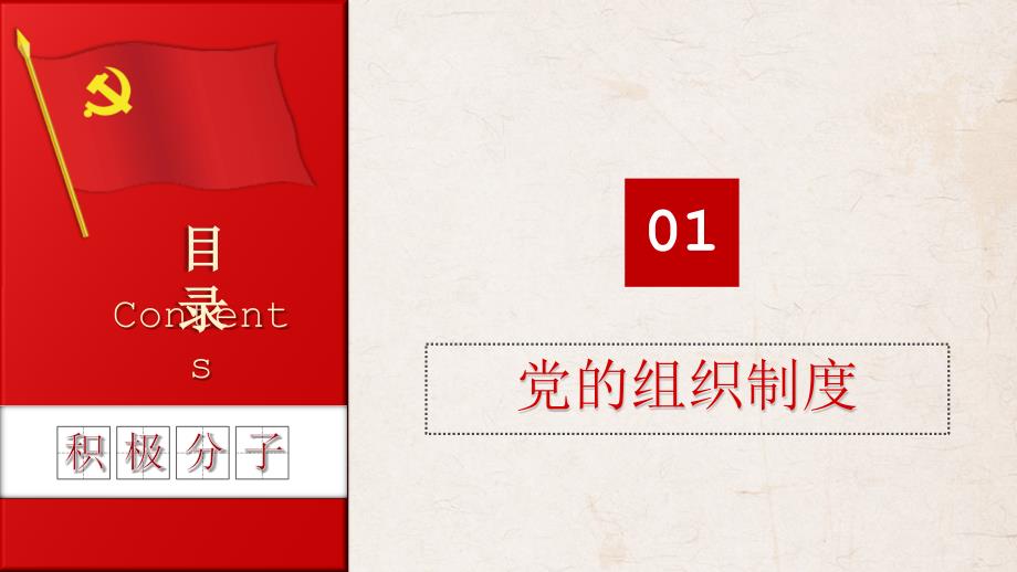 大学生党员培训入党积极分子培训之党的组织制度和组织机构教学课件PPT模板.pptx_第3页