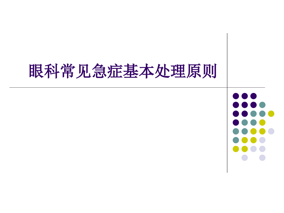 眼科急症处理基本原则.ppt_第1页