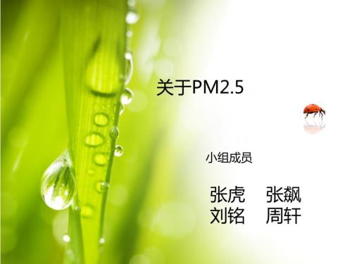 PM2.5专题PPT.ppt