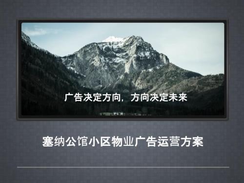 小区运营广告方案.ppt