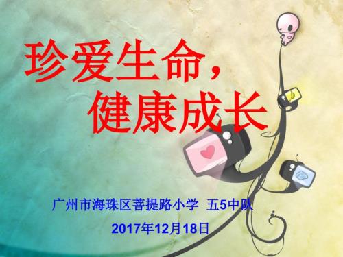 珍爱生命健康成长生命教育主题班会ppt课件.ppt