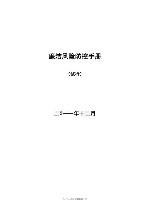 廉洁风险防控手册医院.docx