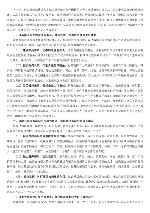 市2023年应急管理工作汇报材料.docx