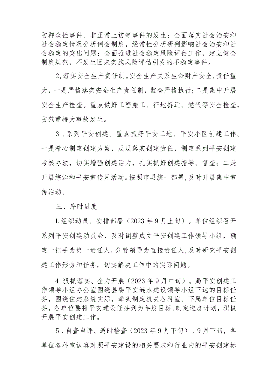 XX县住建局2023平安创建工作实施方案.docx_第2页